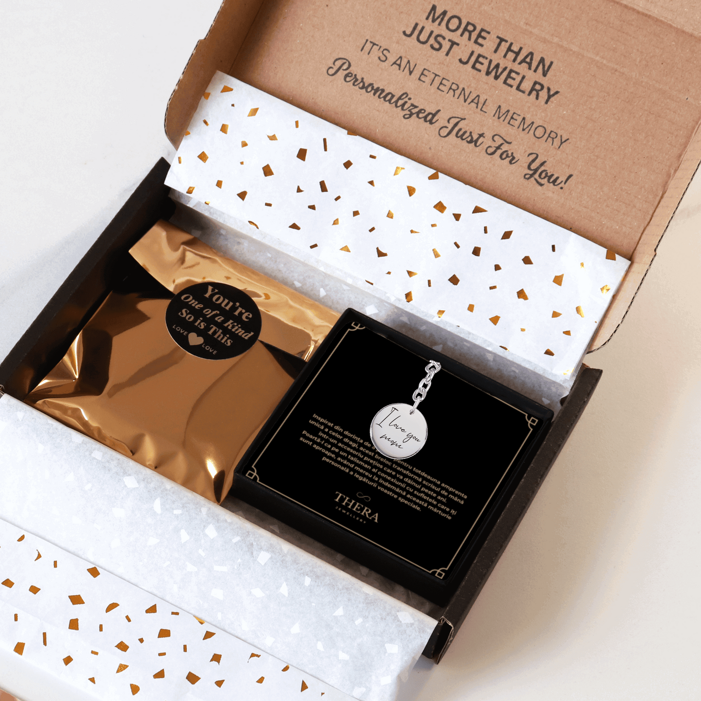 Breloc Personalizat "Amintiri" cu Scris de Mână | Breloc cu Semnături Gravate